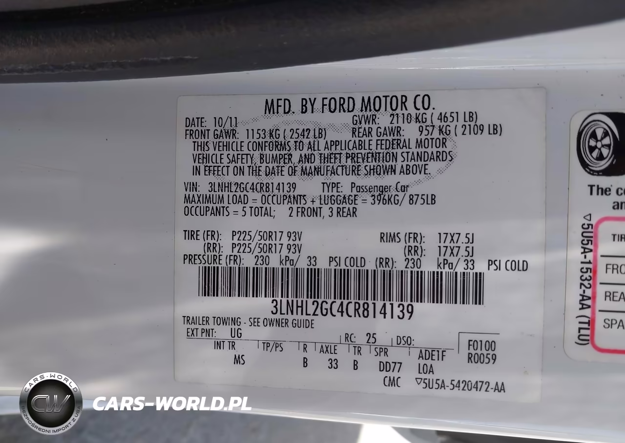 2012 Lincoln Mkz VIN:3LNHL2GC4CR814139 - 9