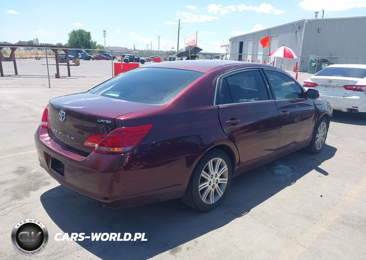 2007 Toyota Avalon Limited VIN:4T1BK36B67U187854 - 4