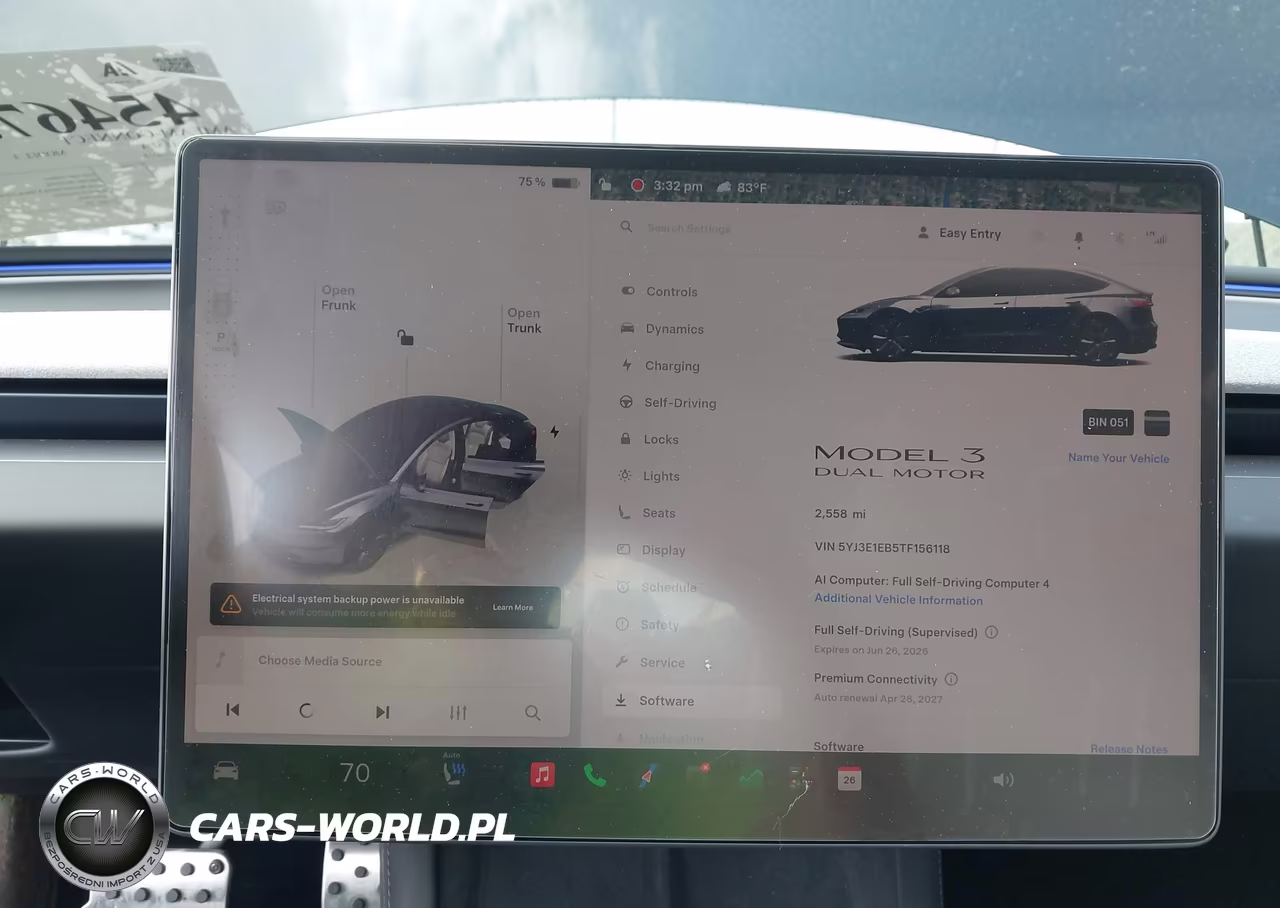 2026 Tesla Model 3 Premium All-Wheel Drive VIN:5YJ3E1EB5TF156118 - 17