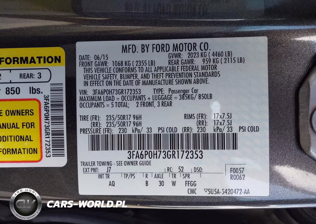 2016 Ford Fusion Se VIN:3FA6P0H73GR172353 - 9