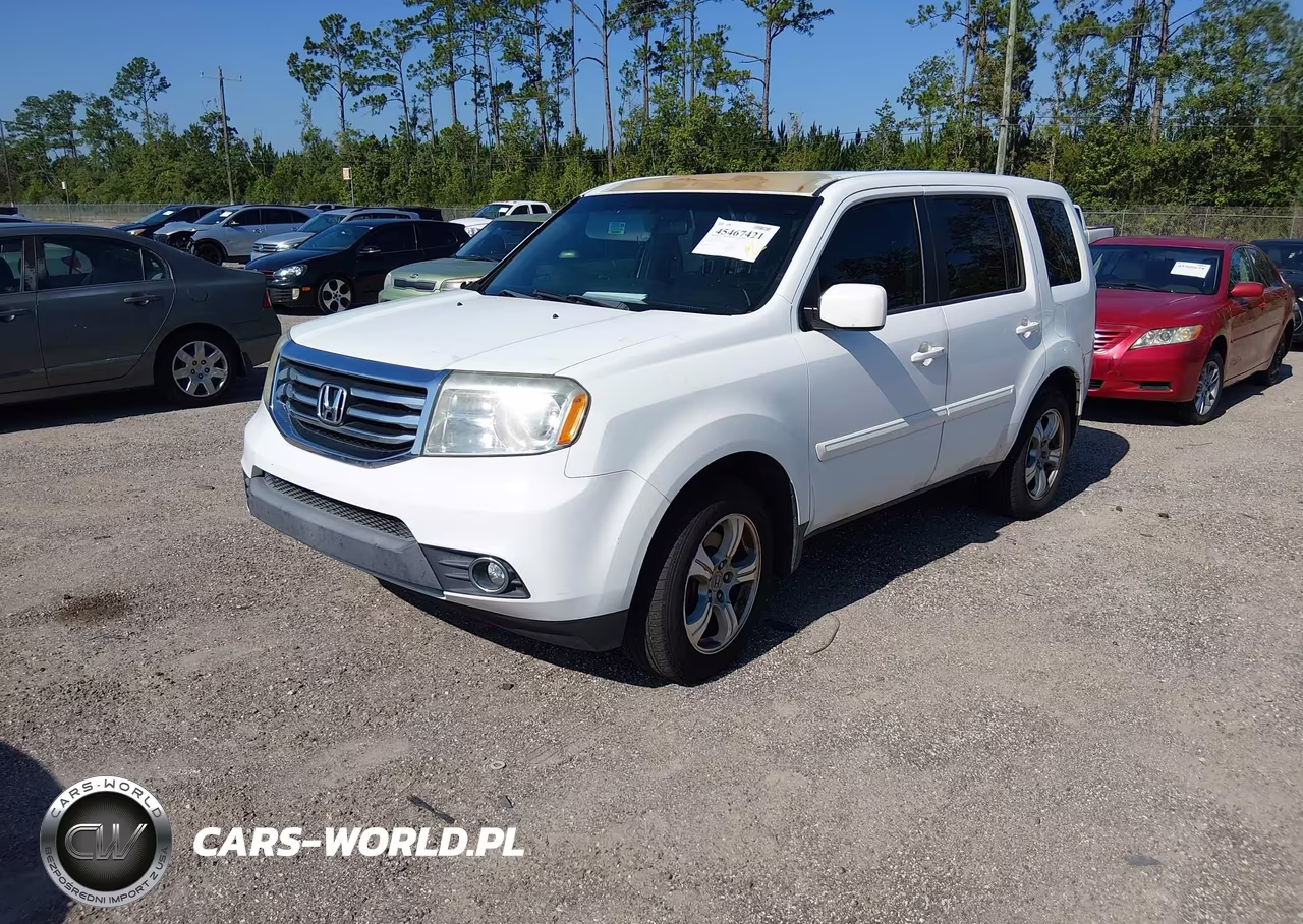 2013 Honda Pilot Ex VIN:5FNYF3H4XDB033847 - 2