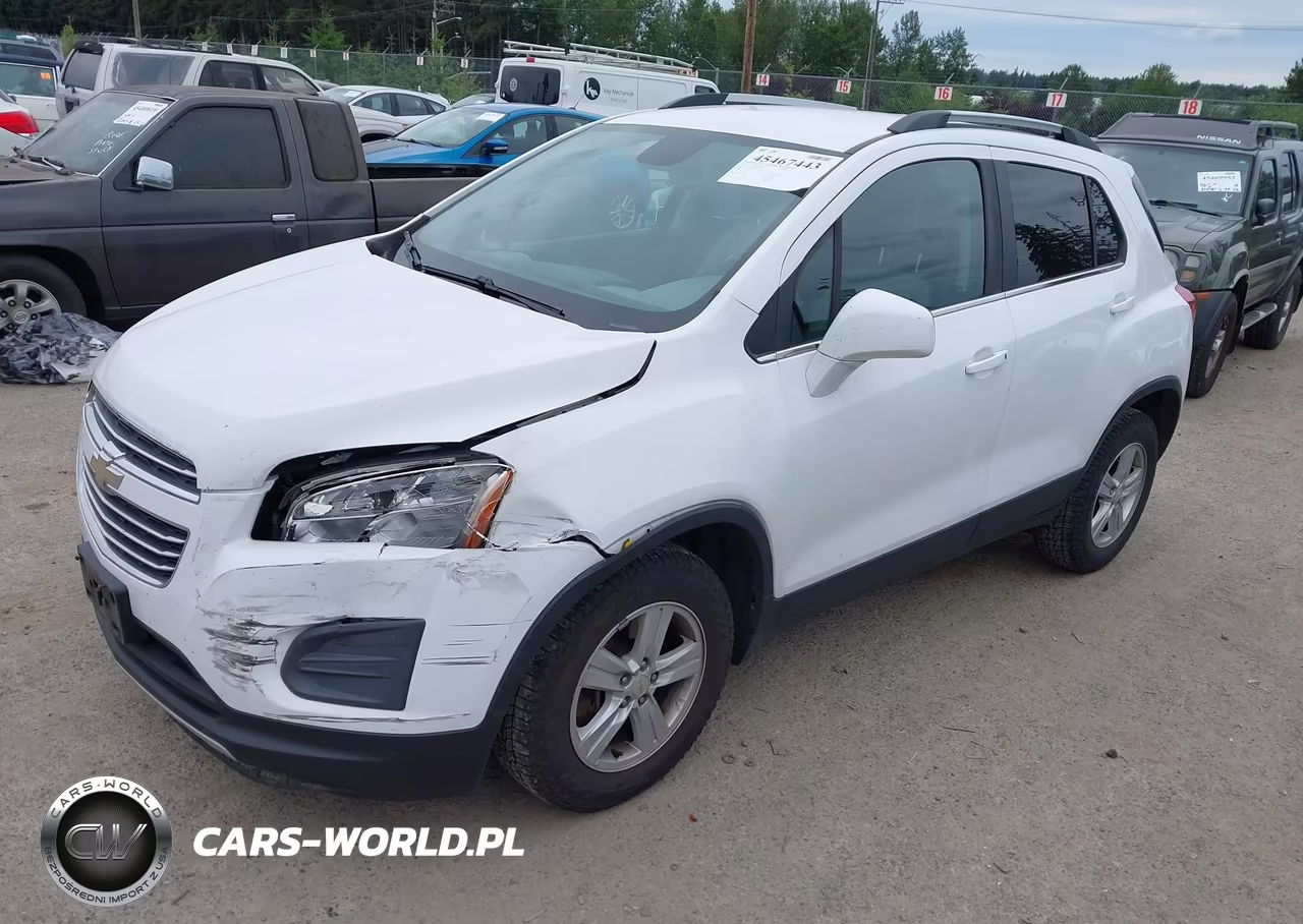2016 Chevrolet Trax Lt VIN:KL7CJPSB5GB628570 - 2