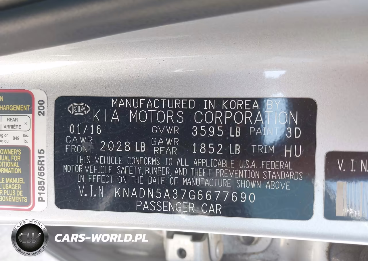2016 Kia Rio Ex VIN:KNADN5A37G6677690 - 9