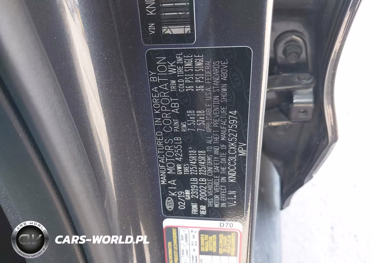 2019 Kia Niro S Touring VIN:KNDCC3LCXK5275974 - 9