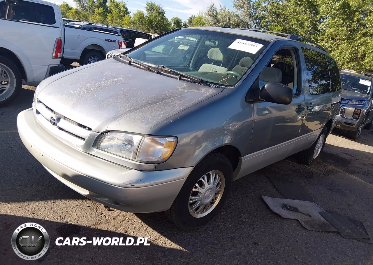 2000 Toyota Sienna Xle VIN:4T3ZF13CXYU205592 - 2