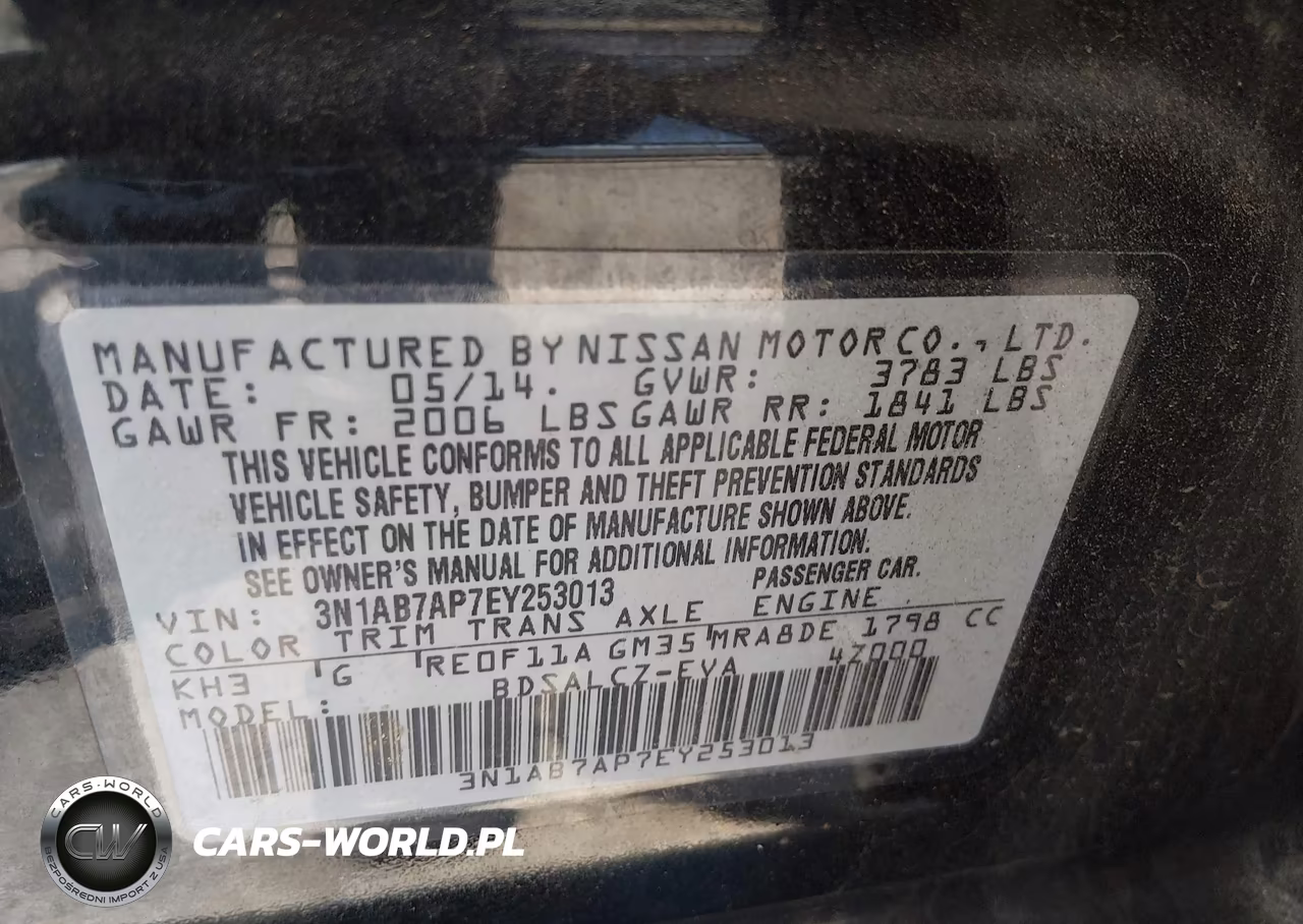 2014 Nissan Sentra S VIN:3N1AB7AP7EY253013 - 9