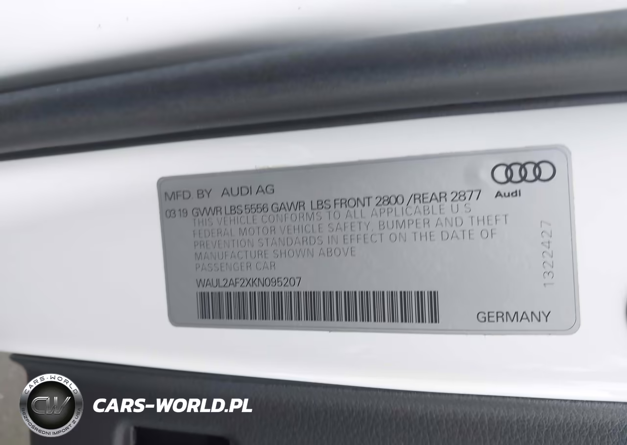 2019 Audi A6 55 Premium VIN:WAUL2AF2XKN095207 - 9