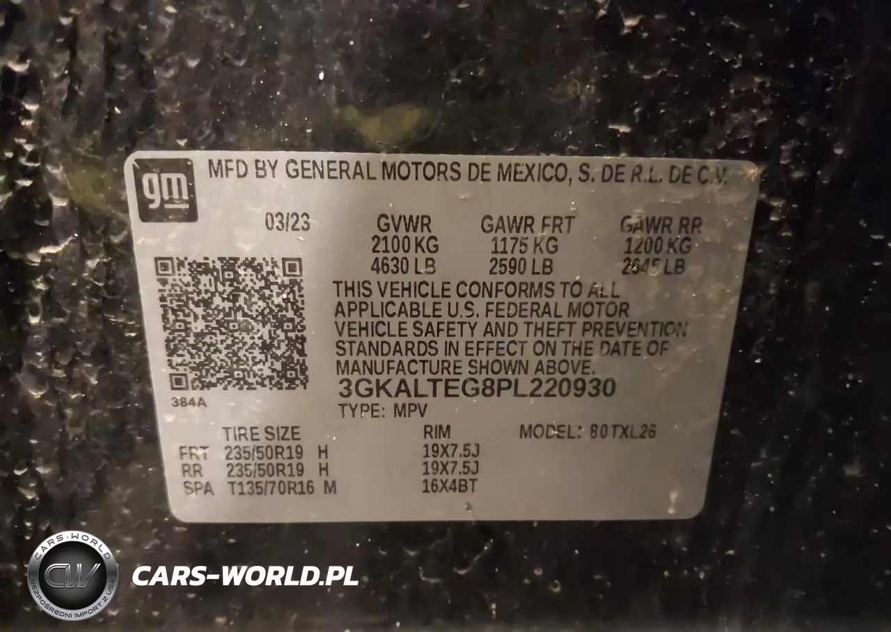 2023 GMC Terrain Awd Sle VIN:3GKALTEG8PL220930 - 9