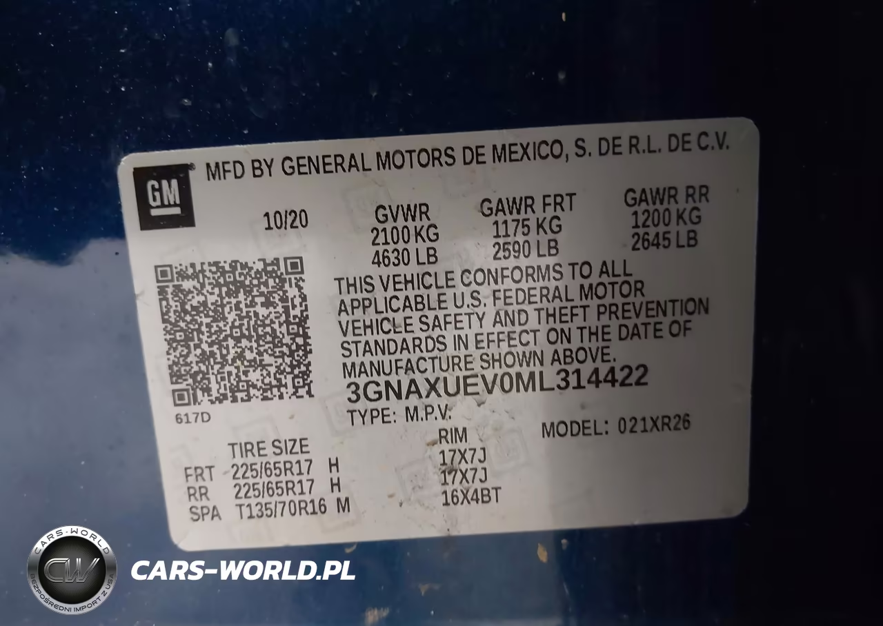 2021 Chevrolet Equinox Awd Lt VIN:3GNAXUEV0ML314422 - 9