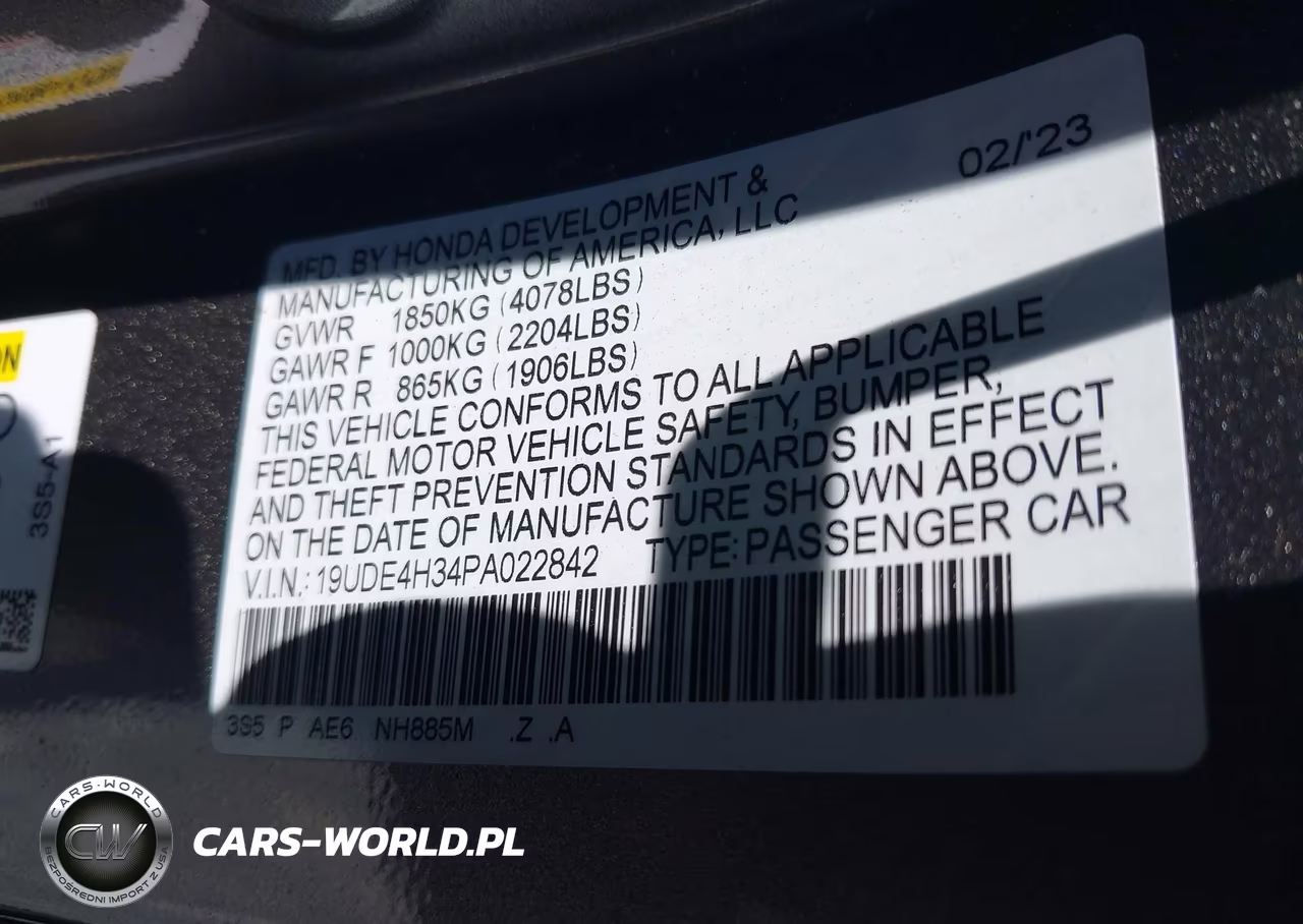 2023 Acura Integra A-Spec VIN:19UDE4H34PA022842 - 9