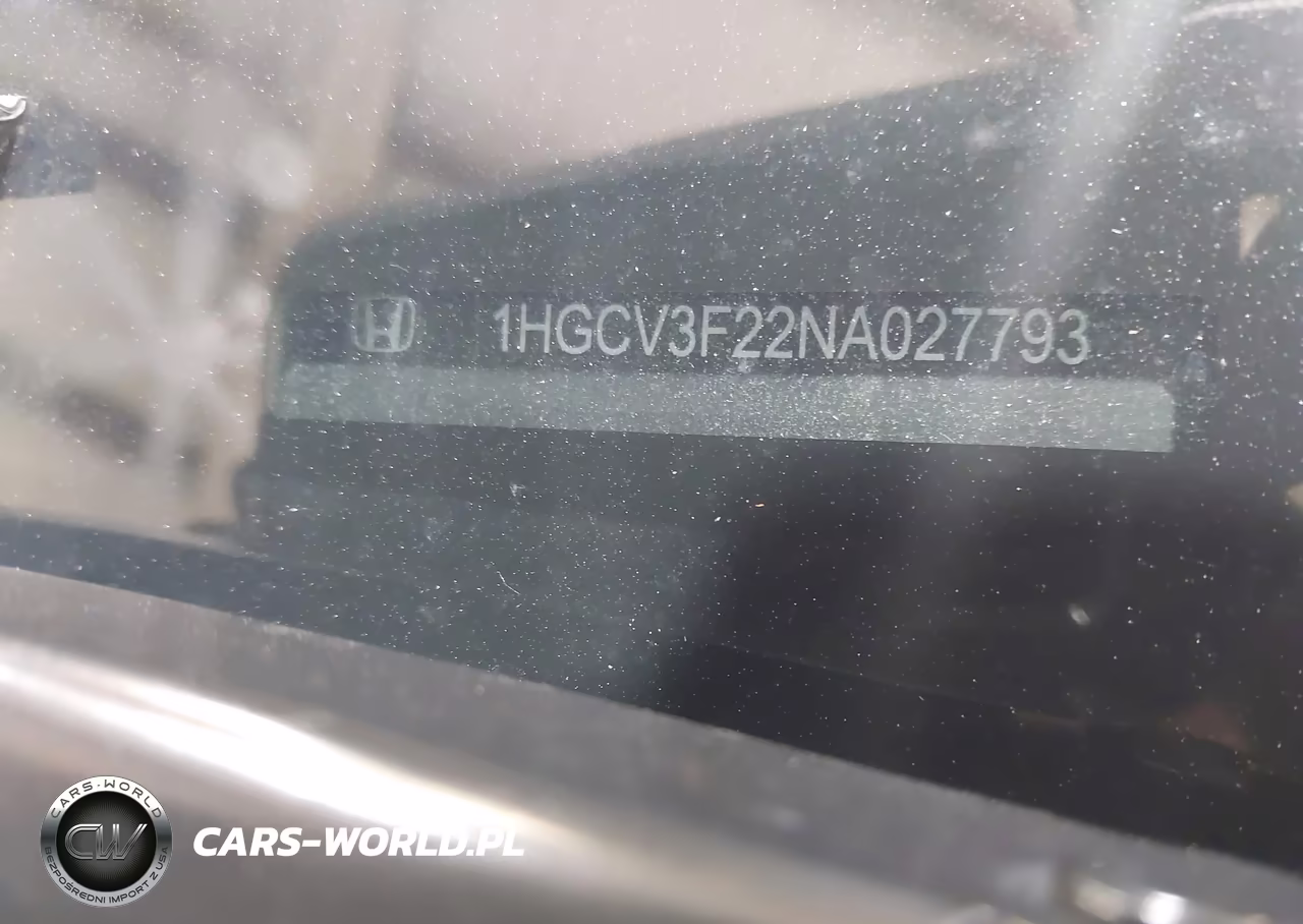 2022 Honda Accord Hybrid Sport VIN:1HGCV3F22NA027793 - 9