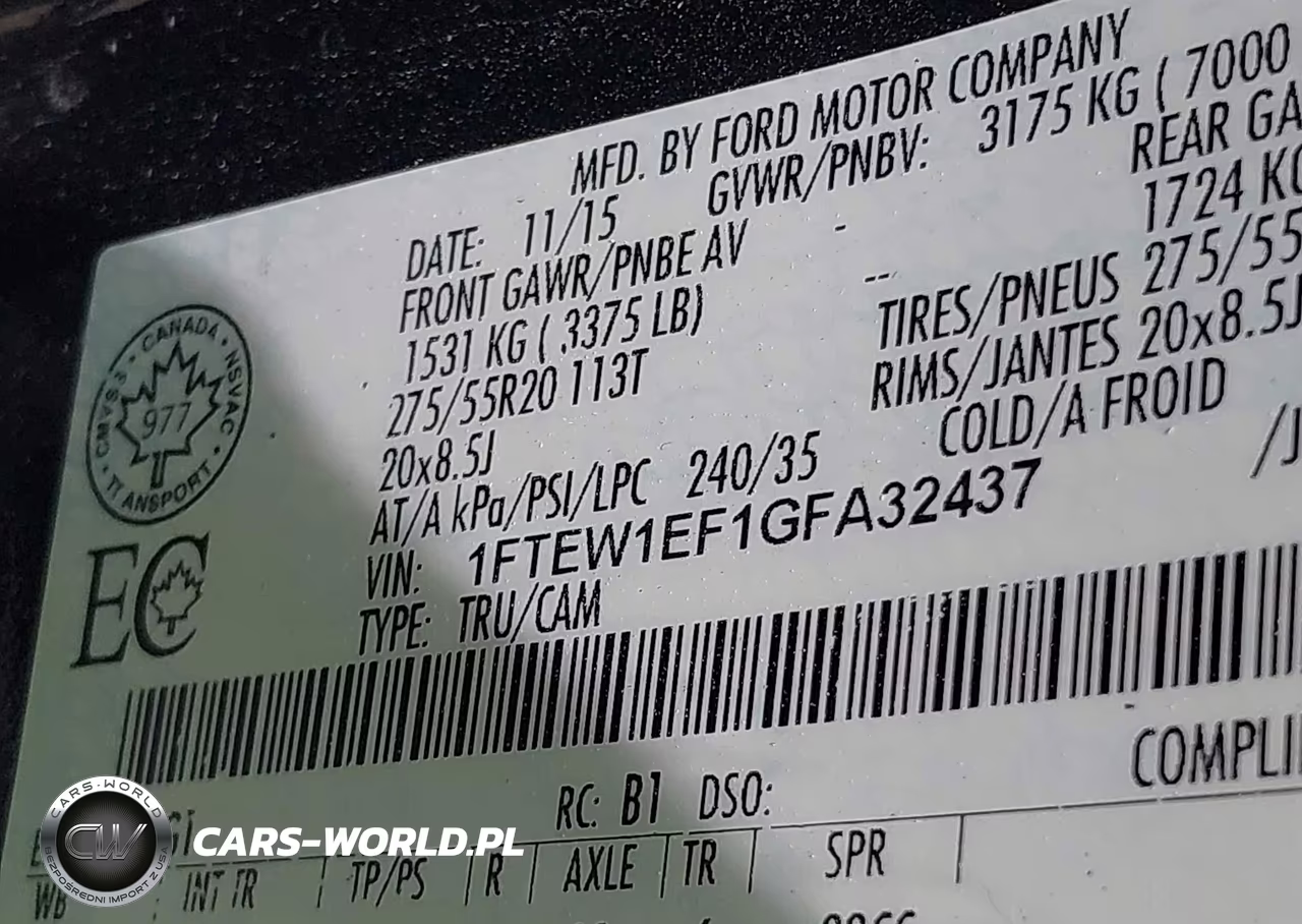 2016 Ford F-150 Xlt VIN:1FTEW1EF1GFA32437 - 9