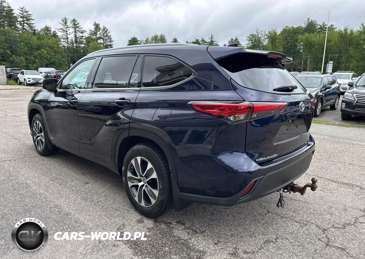 2022 Toyota Highlander Hybrid Xle VIN:5TDGBRCH2NS556944 - 3