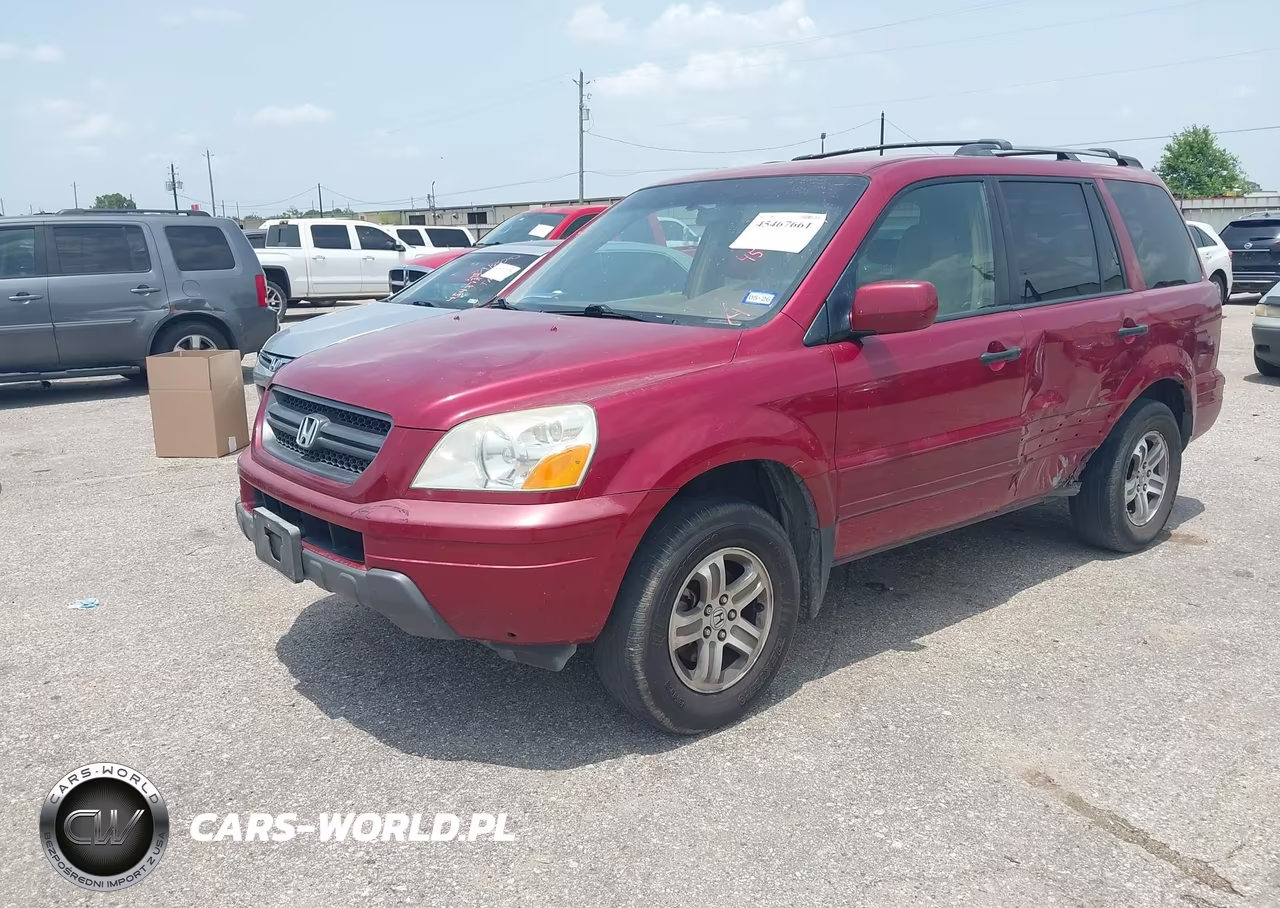 2004 Honda Pilot Ex VIN:2HKYF18444H610815 - 2