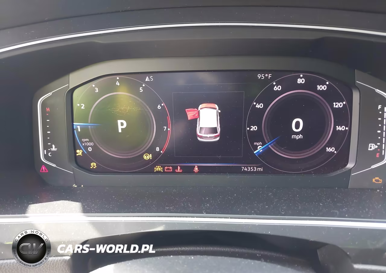 2019 Volkswagen Tiguan 2.0T Se-2.0T Sel-2.0T Sel R-Line-2.0T Sel R-Line Black VIN:3VV3B7AXXKM197949 - 7