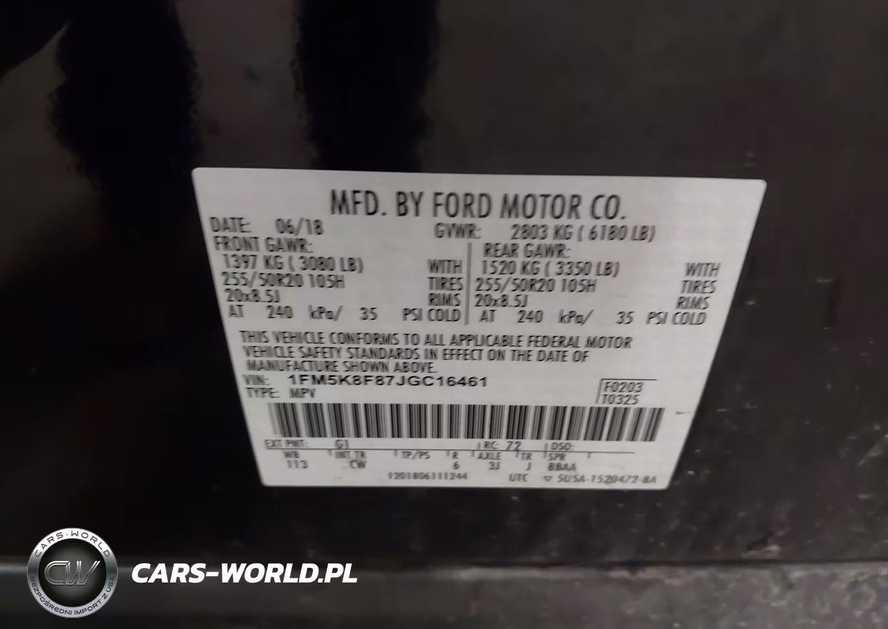 2018 Ford Explorer Limited VIN:1FM5K8F87JGC16461 - 9