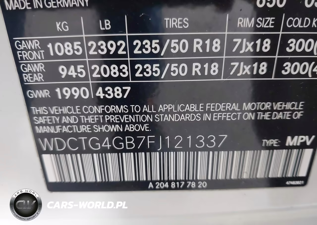 2015 Mercedes-Benz Gla 250 4Matic VIN:WDCTG4GB7FJ121337 - 9