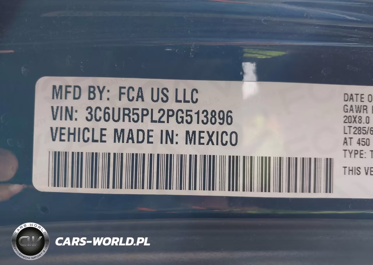 2023 Ram 2500 Limited Longhorn 4X4 6'4 Box VIN:3C6UR5PL2PG513896 - 9