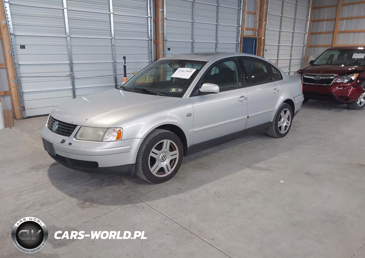 2000 Volkswagen Passat Glx VIN:WVWPD23B9YP292648 - 2