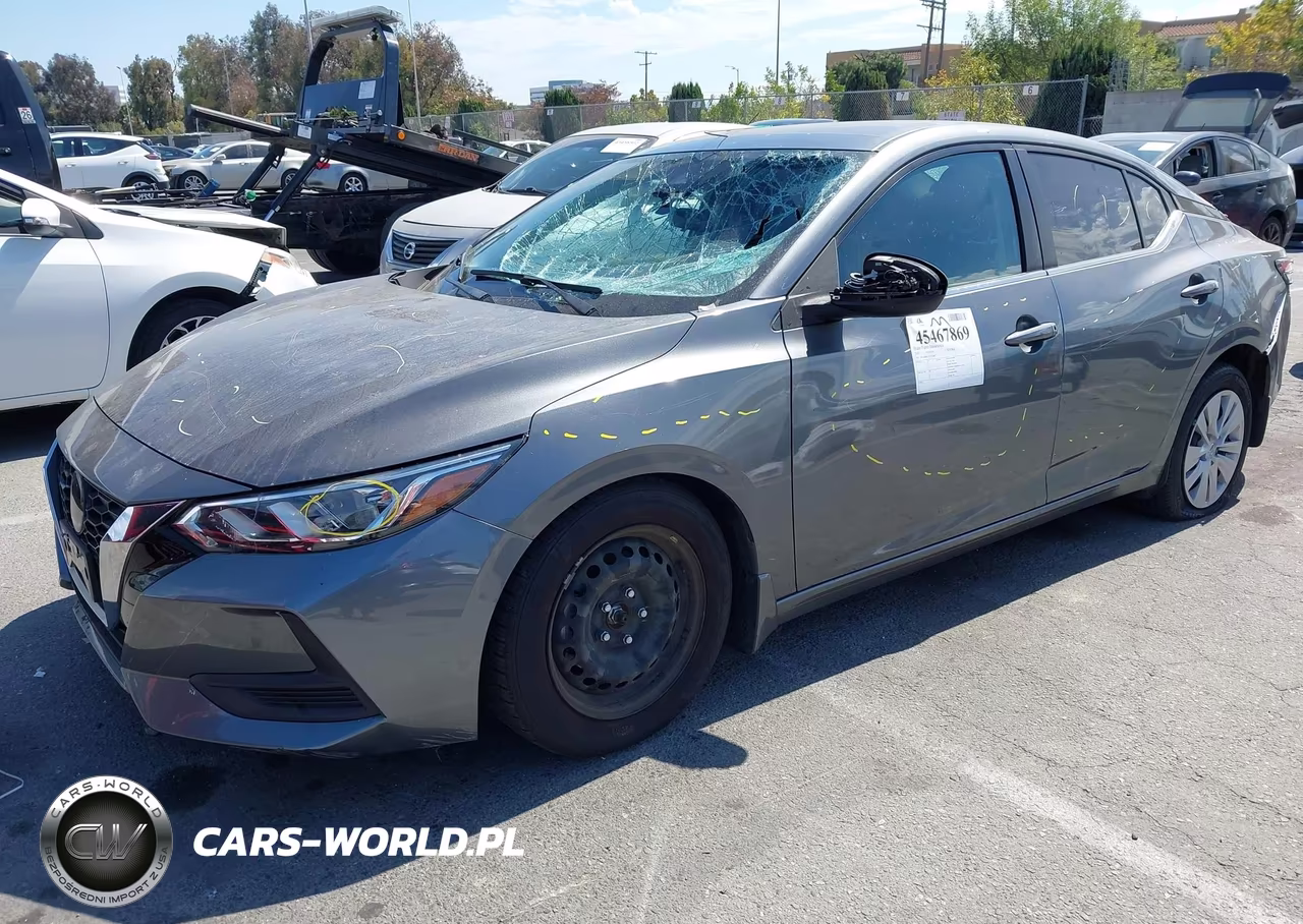 2020 Nissan Sentra S Xtronic Cvt VIN:3N1AB8BV2LY252447 - 2