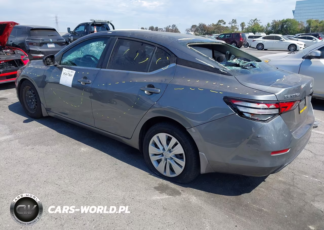 2020 Nissan Sentra S Xtronic Cvt VIN:3N1AB8BV2LY252447 - 3