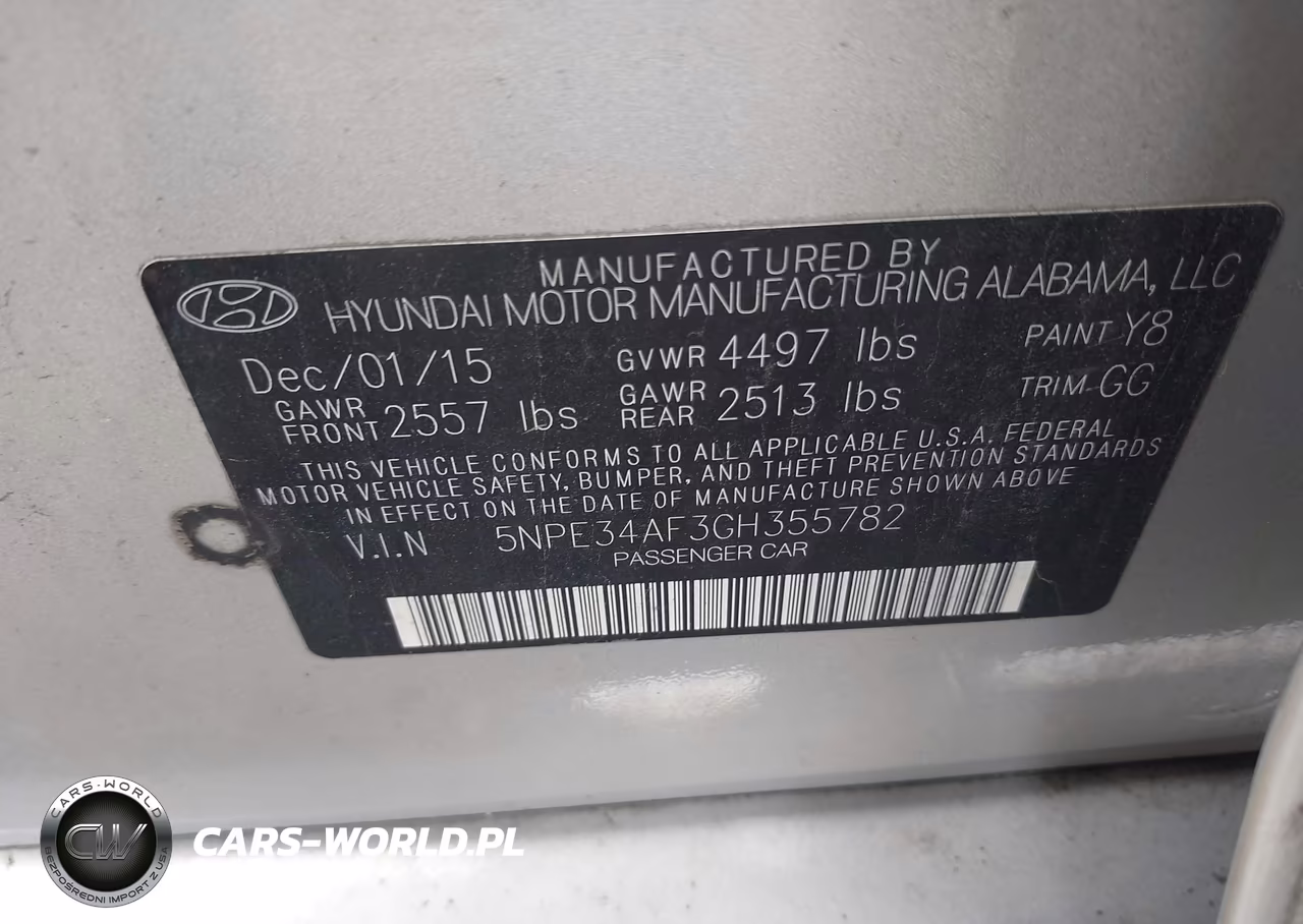 2016 Hyundai Sonata Limited VIN:5NPE34AF3GH355782 - 9