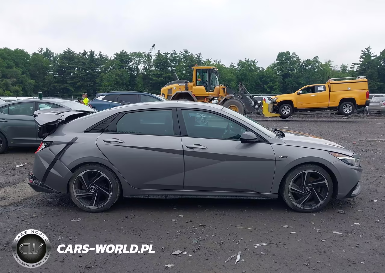 2021 Hyundai Elantra N Line VIN:KMHLR4AF3MU173521 - 13