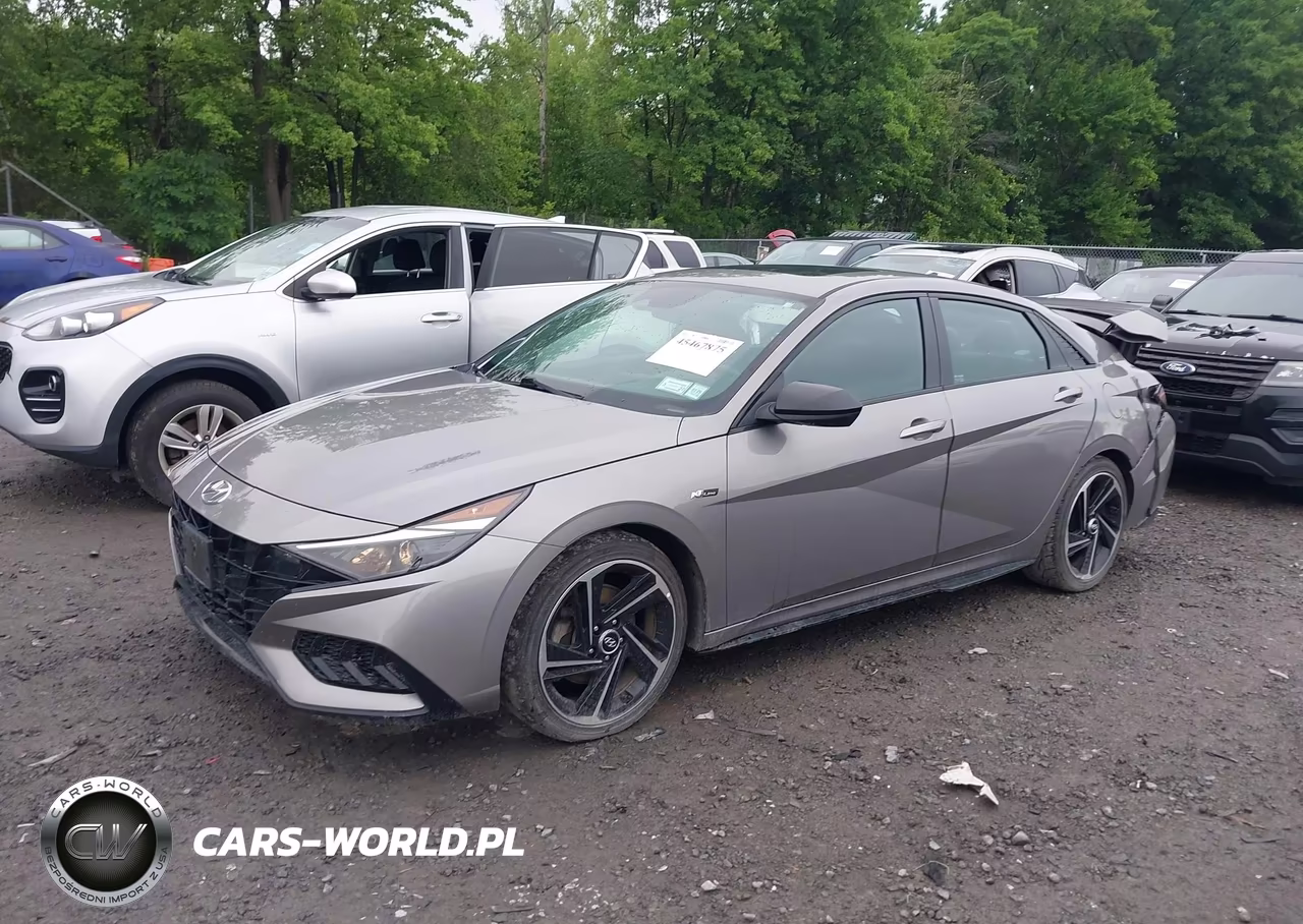 2021 Hyundai Elantra N Line VIN:KMHLR4AF3MU173521 - 2