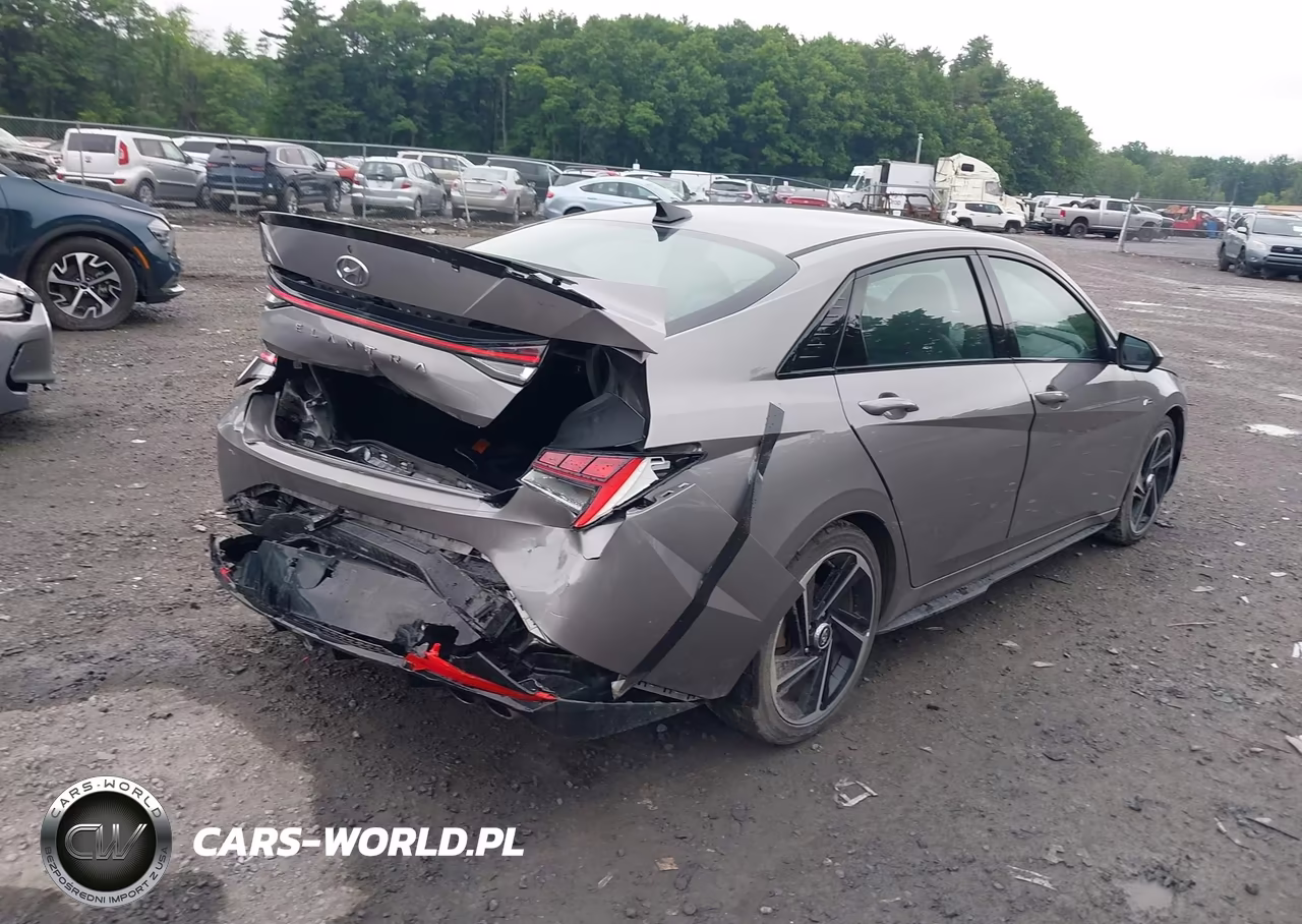 2021 Hyundai Elantra N Line VIN:KMHLR4AF3MU173521 - 4