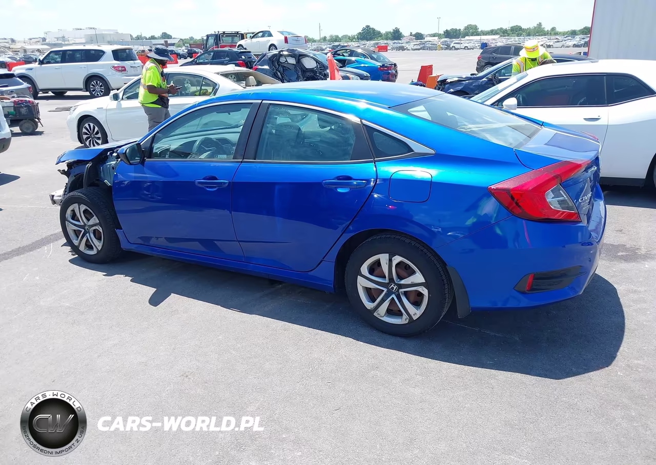 2018 Honda Civic Lx VIN:19XFC2F54JE027730 - 3