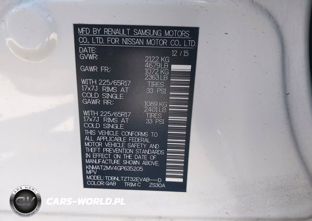 2016 Nissan Rogue Sv VIN:KNMAT2MV4GP635205 - 9