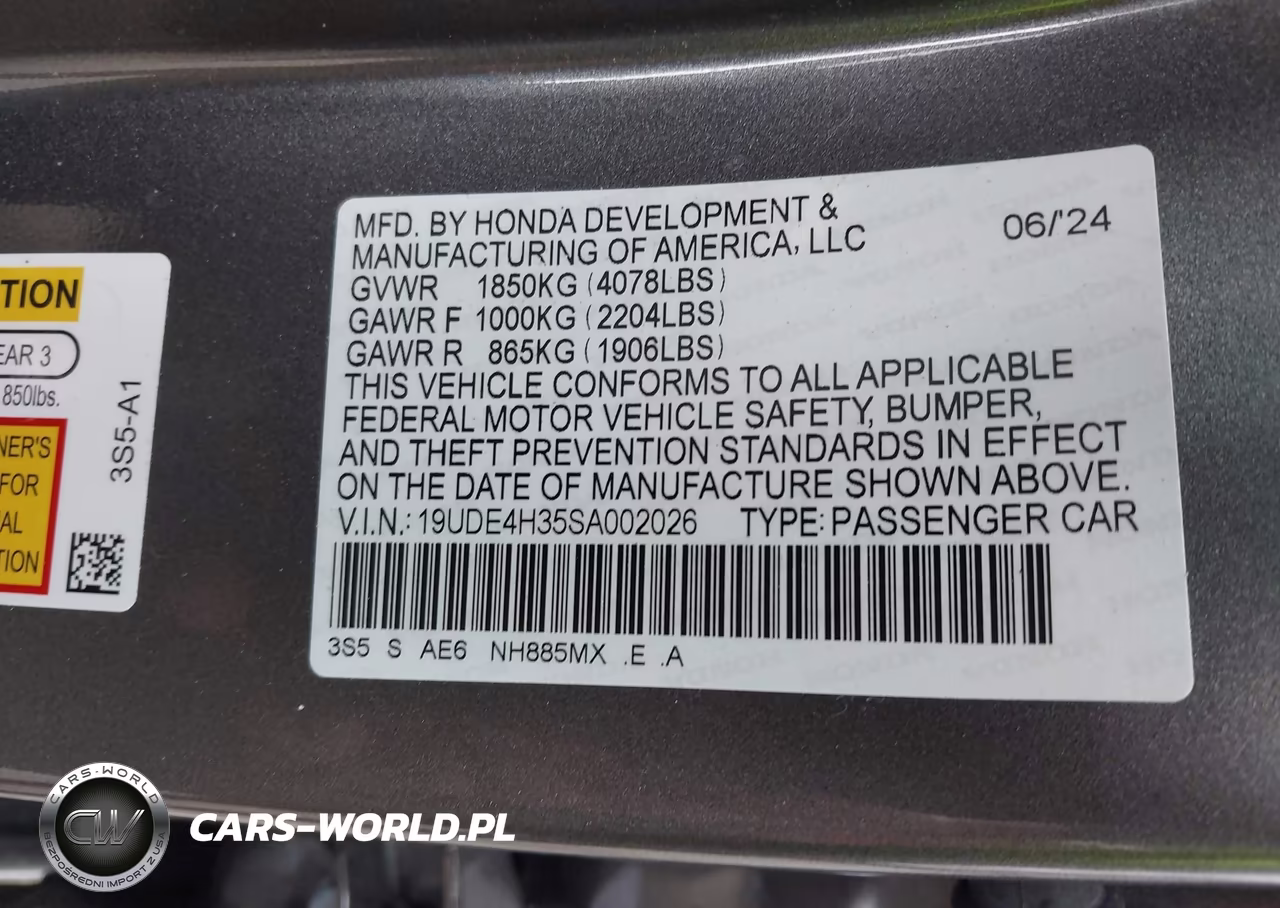 2025 Acura Integra A-Spec VIN:19UDE4H35SA002026 - 9