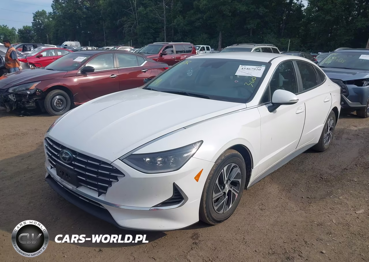 2023 Hyundai Sonata Hybrid Blue VIN:KMHL24JJ5PA069790 - 2