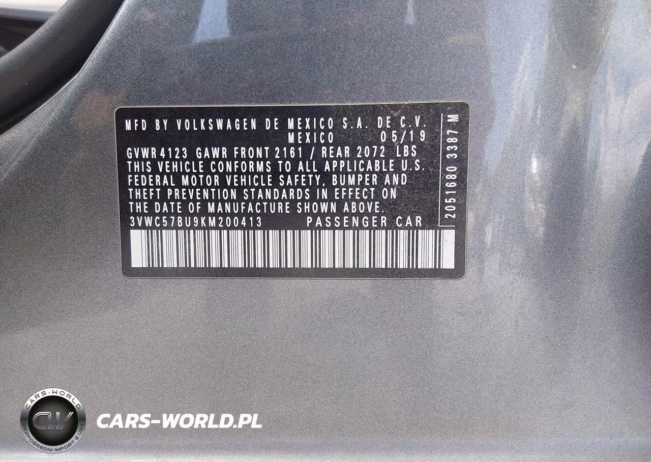 2019 Volkswagen Jetta 1.4T R-Line-1.4T S-1.4T Se VIN:3VWC57BU9KM200413 - 9