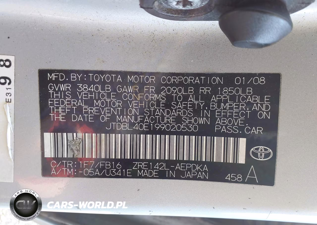 2009 Toyota Corolla Le VIN:JTDBL40E199020530 - 9