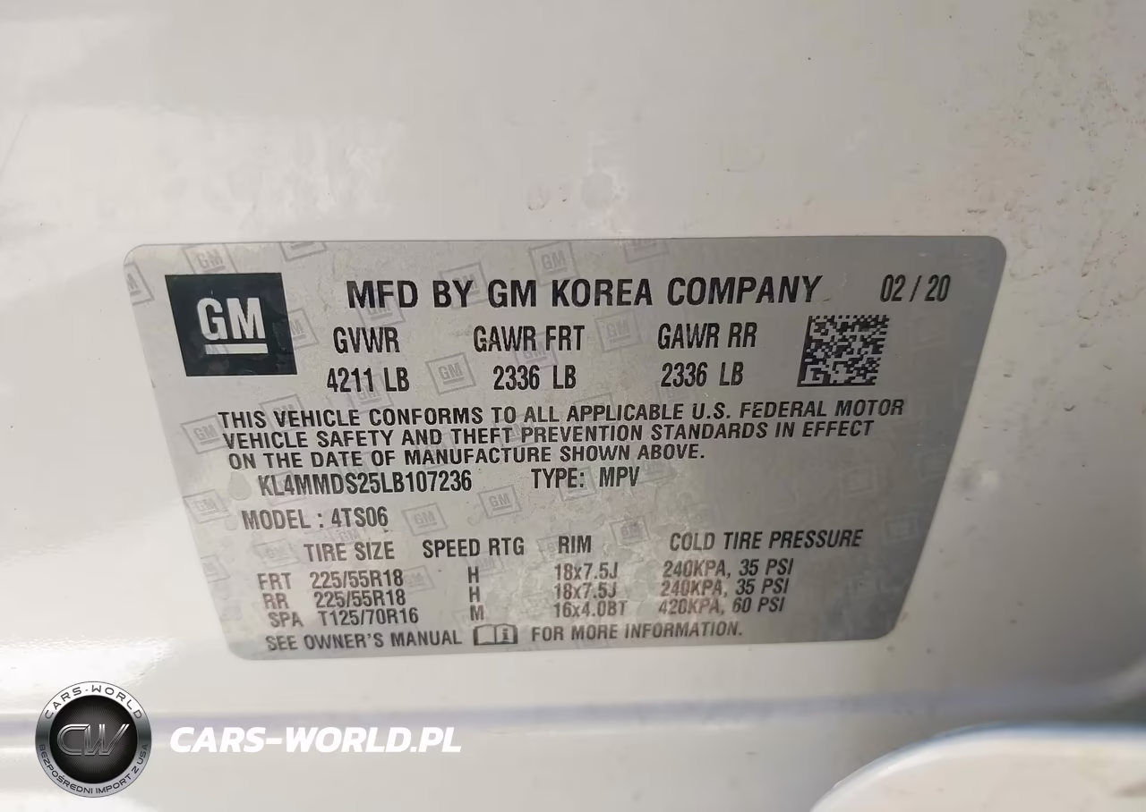2020 Buick Encore Gx Fwd Select VIN:KL4MMDS25LB107236 - 9