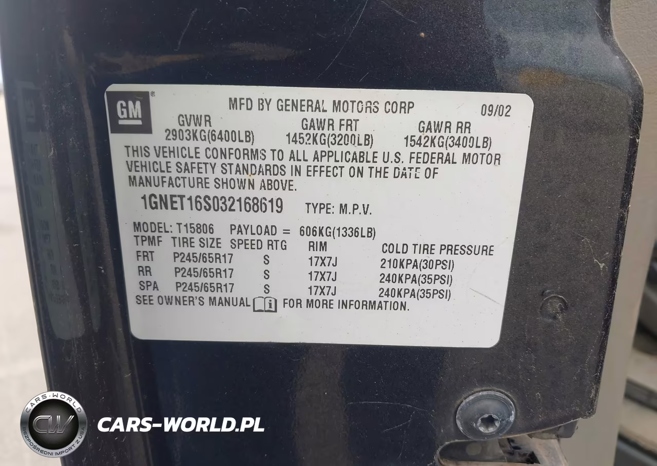 2002 Chevrolet Trailblazer Lt VIN:1GNDT13SX22496760 - 9
