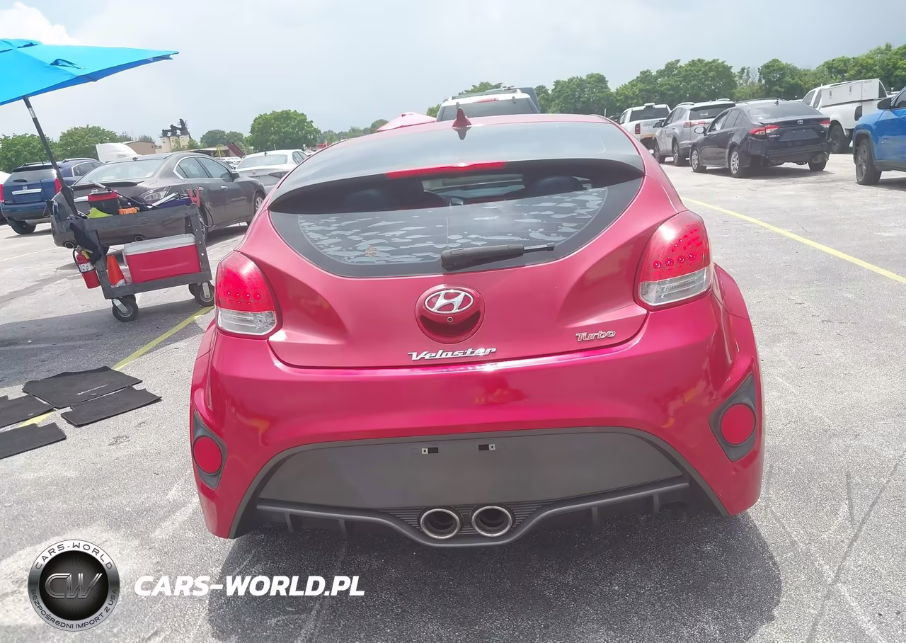 2016 Hyundai Veloster Turbo VIN:KMHTC6AE2GU273084 - 16