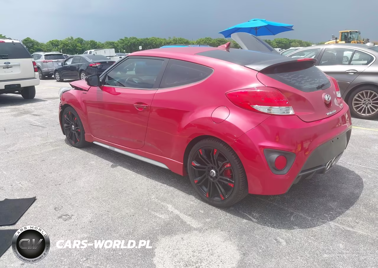 2016 Hyundai Veloster Turbo VIN:KMHTC6AE2GU273084 - 3