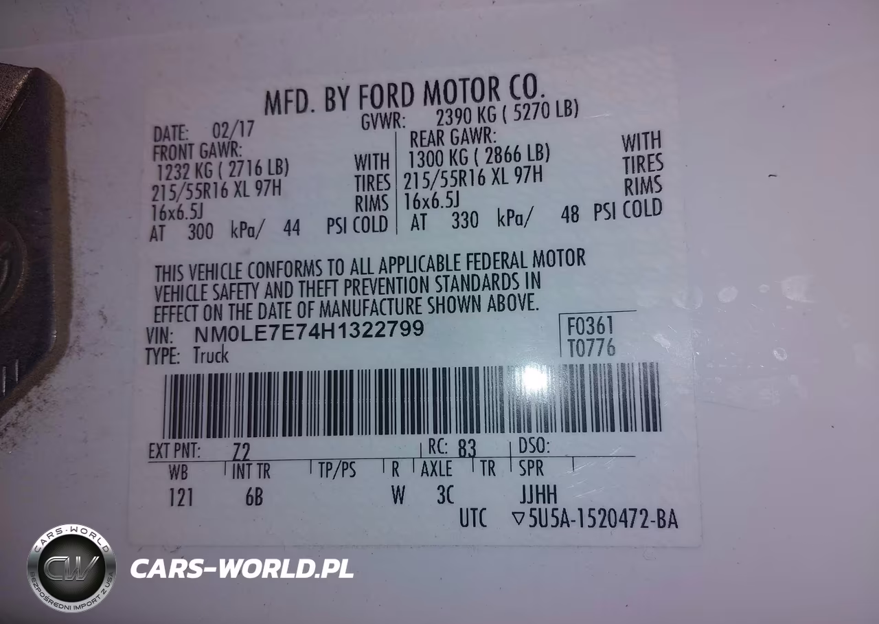 2017 Ford Transit Connect Xl VIN:NM0LE7E74H1322799 - 9