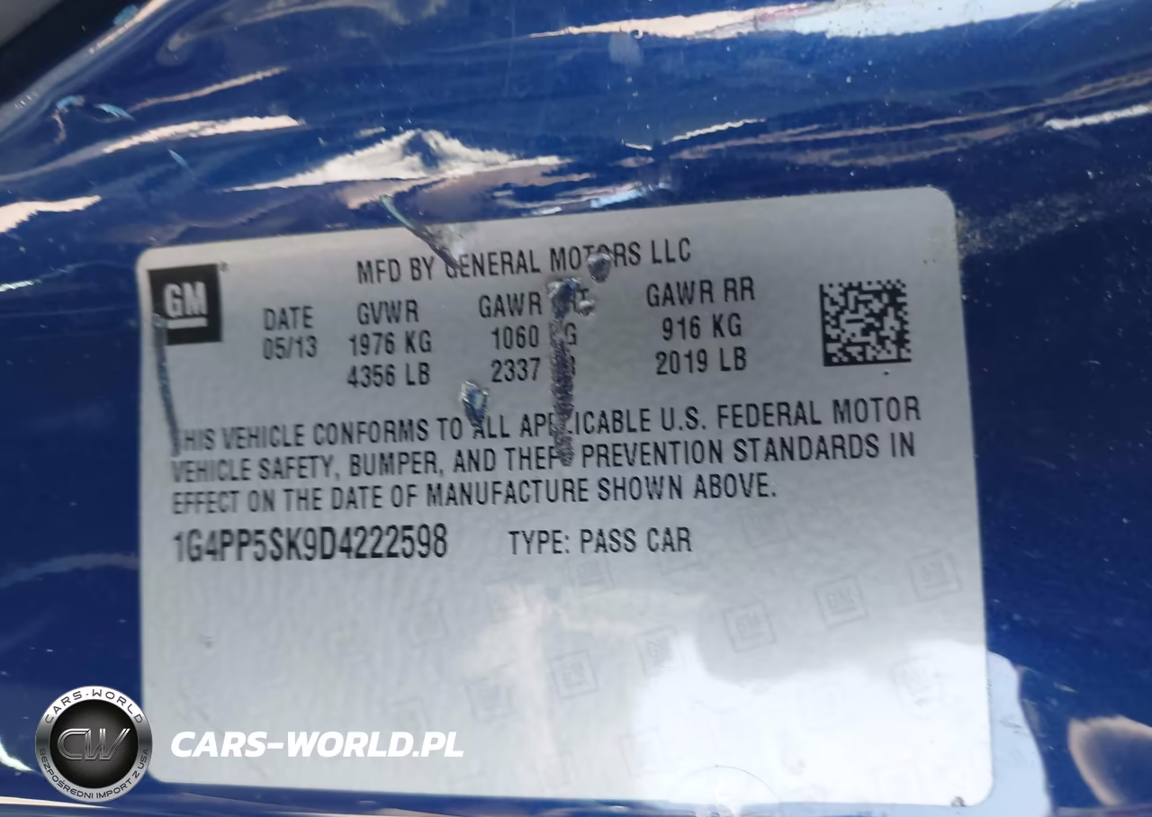 2013 Buick Verano VIN:1G4PP5SK9D4222598 - 9