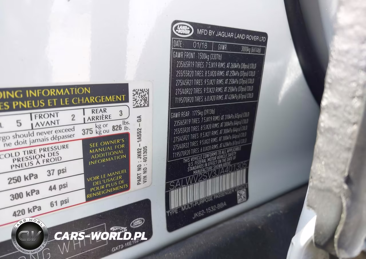 2018 Land Rover Range Rover Sport Hse Dynamic VIN:SALWV2SV3JA401305 - 9