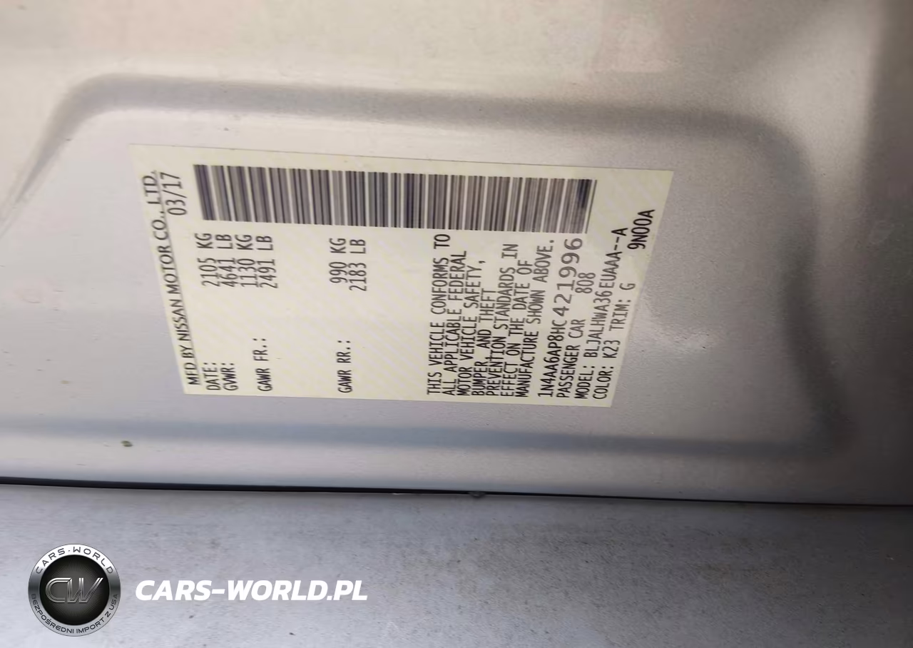 2017 Nissan Maxima 3.5 Platinum VIN:1N4AA6AP8HC421996 - 9