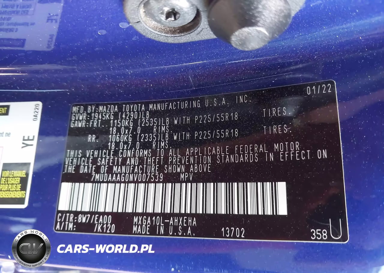 2022 Toyota Corolla Cross Xle VIN:7MUDAAAG0NV007539 - 9
