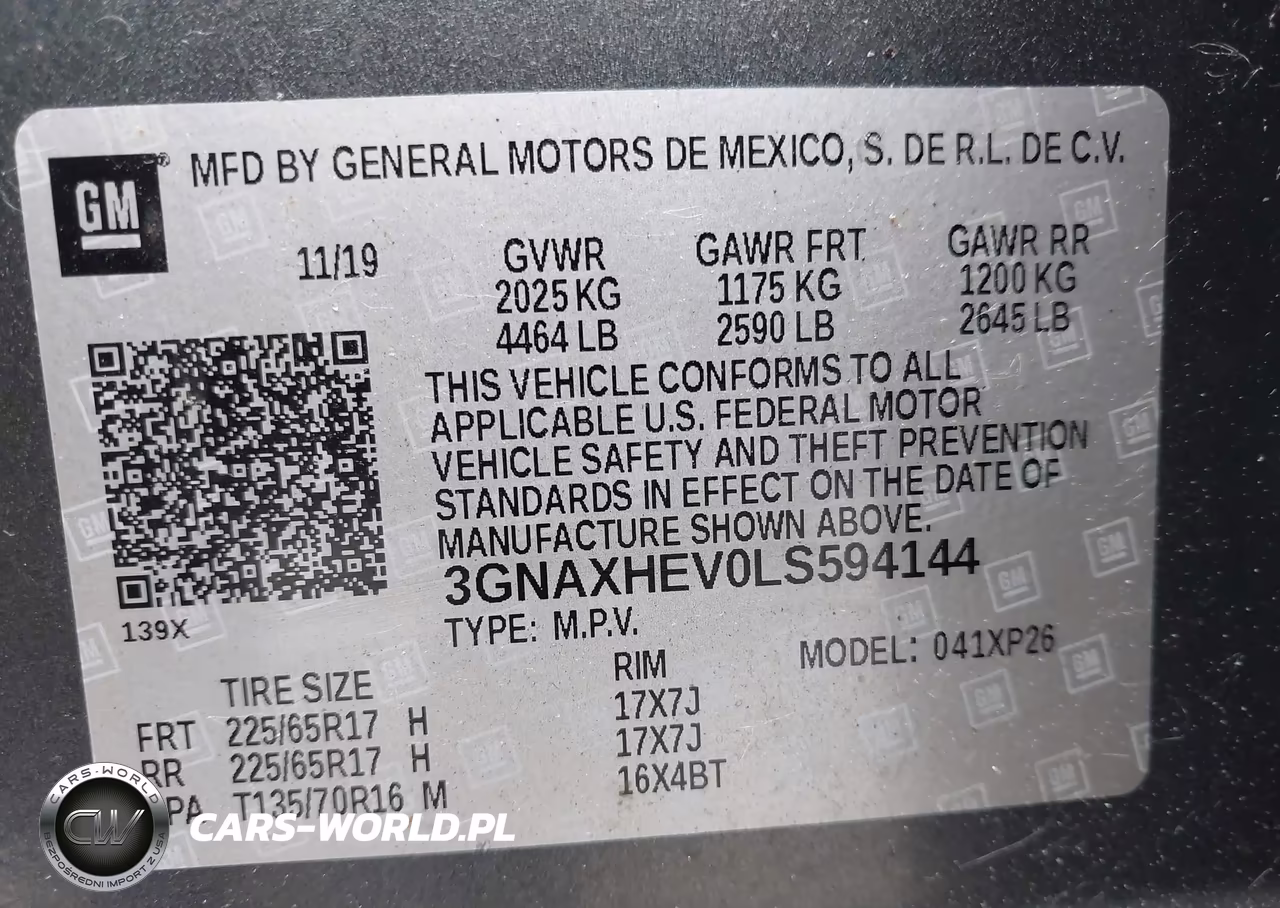 2020 Chevrolet Equinox Fwd Ls VIN:3GNAXHEV0LS594144 - 9