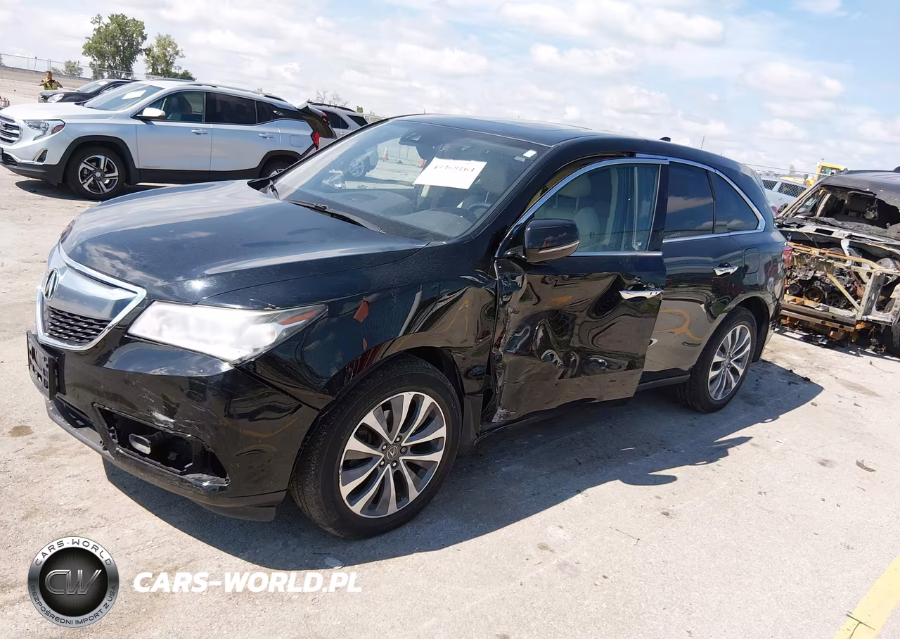 2016 Acura Mdx Technology Acurawatch Plus Packages-Technology Package VIN:5FRYD4H45GB035620 - 2