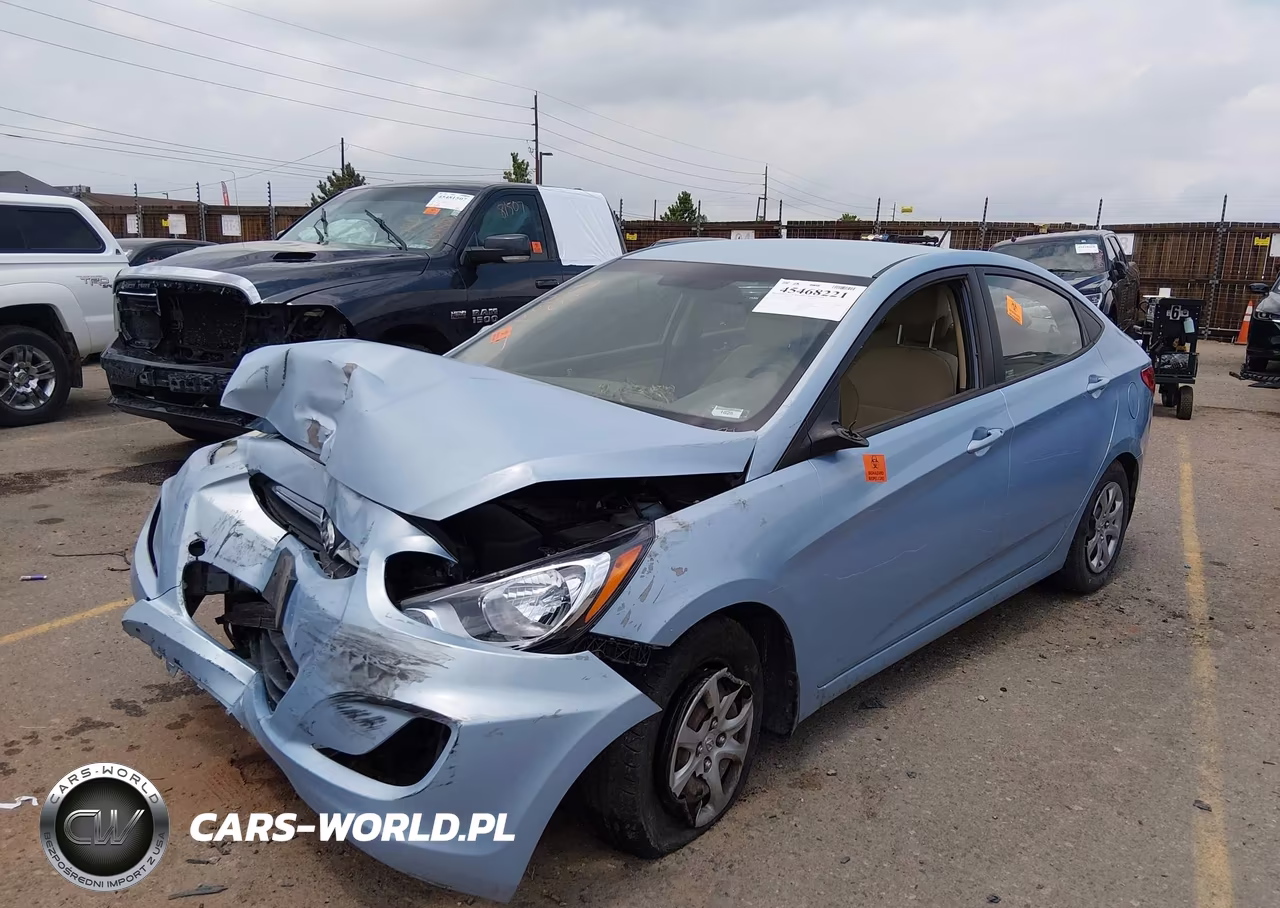 2012 Hyundai Accent Gls VIN:KMHCT4AE5CU109195 - 2