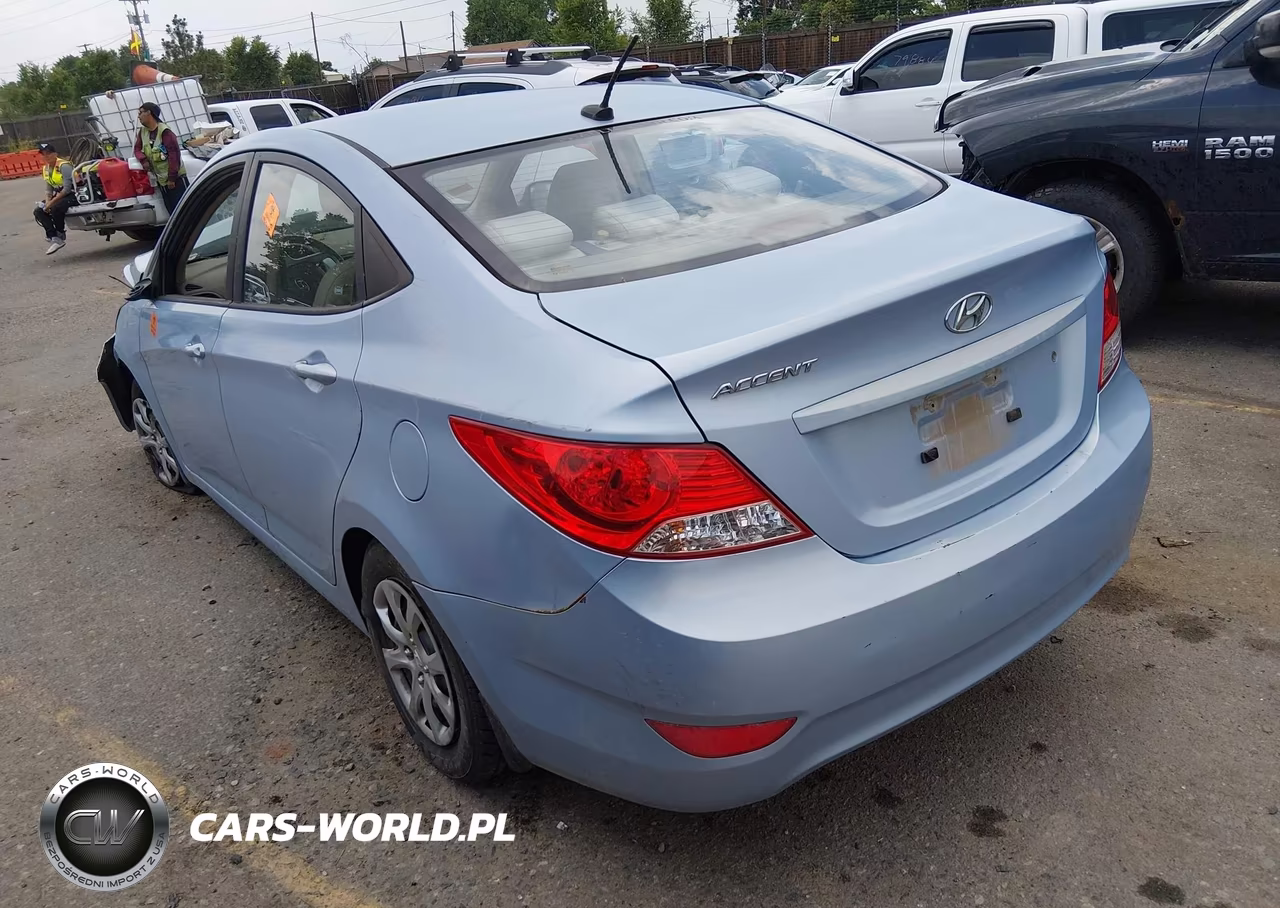 2012 Hyundai Accent Gls VIN:KMHCT4AE5CU109195 - 3