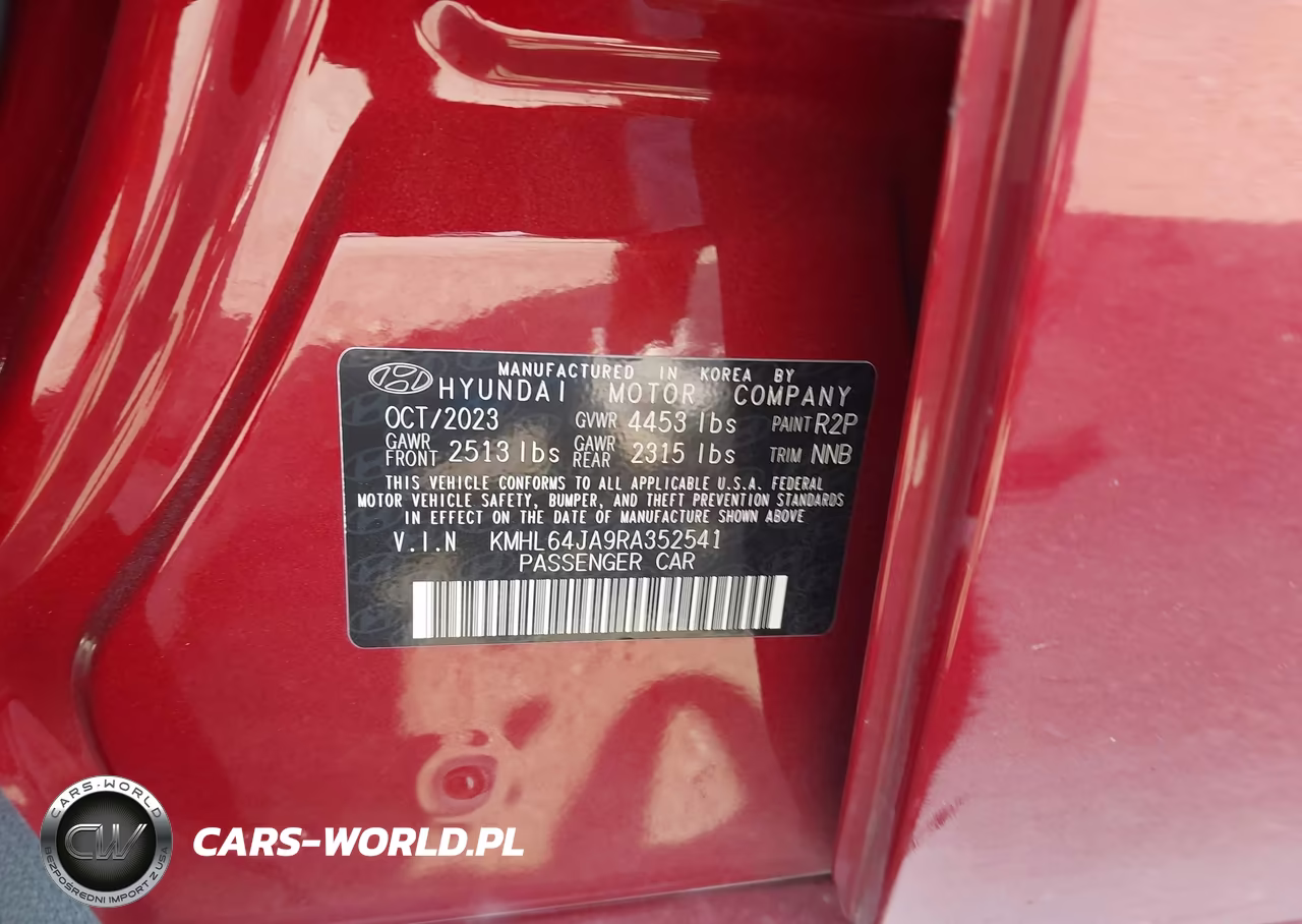 2024 Hyundai Sonata Sel VIN:KMHL64JA9RA352541 - 9
