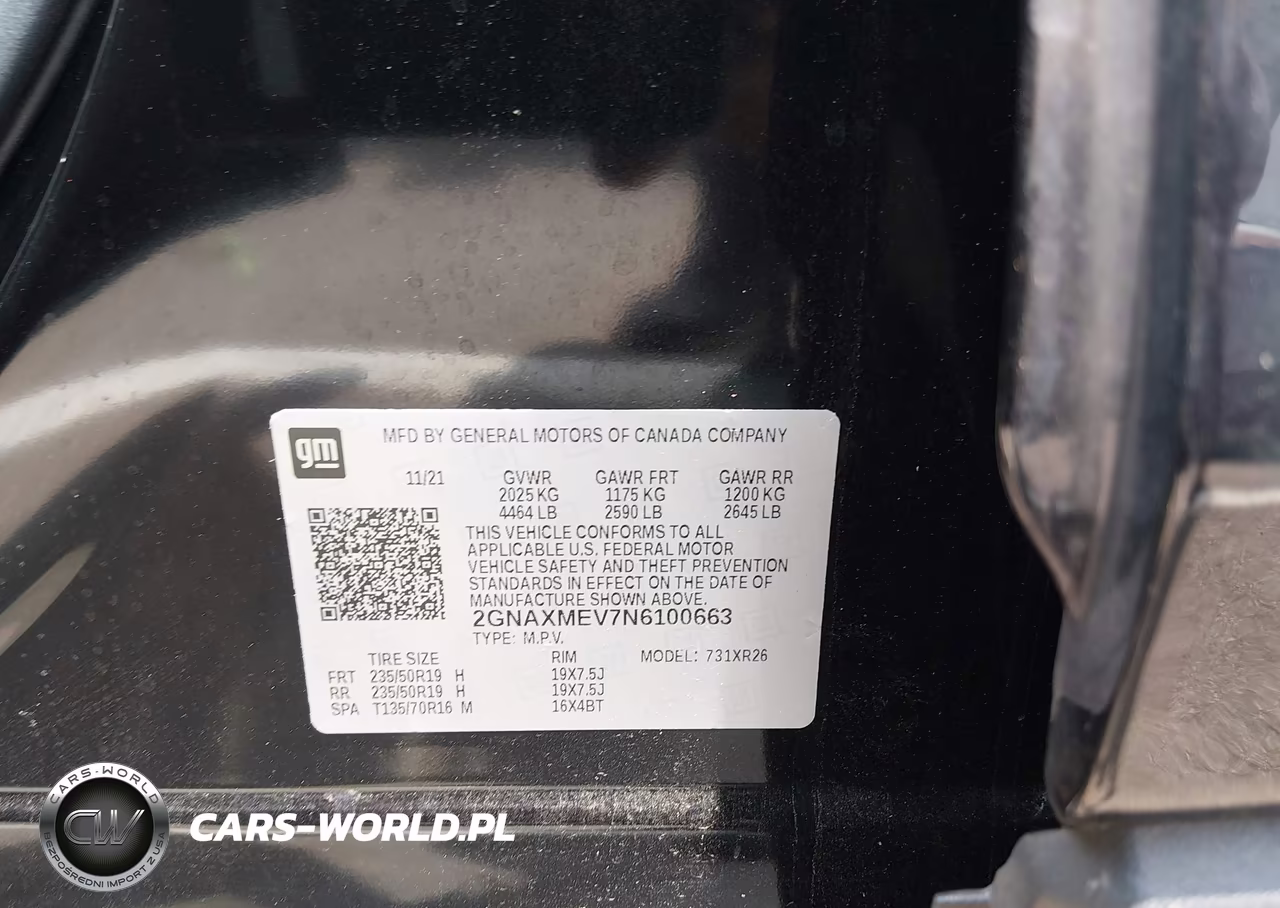 2022 Chevrolet Equinox Fwd Rs VIN:2GNAXMEV7N6100663 - 9